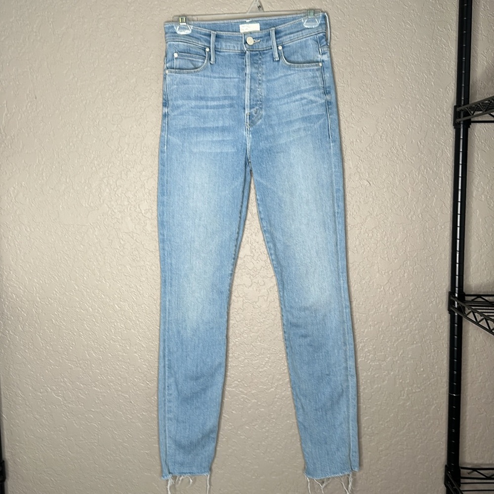 MOTHER The Stunner Ankle Fray in Crafty Side sz 25 - Picture 5 of 14